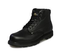 Grafters Padded Black Leather Mens Safety Boots