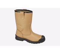 Grafters Raven Leather Safety Boots Men's | Safety Boots | Tan | UK Size 10
