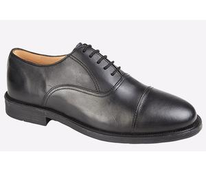 Grafters Rhonda Leather Men's Trainers, Size 4 In Black