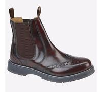 Grafters M281BD Brogue Capped Twin Gusset Chelsea Boots