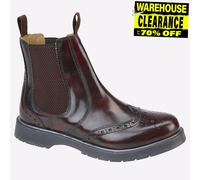 Grafters M281BD Brogue Capped Twin Gusset Chelsea Boots
