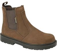 Grafters Safety Dealer Boot Safety Toe Cap & Steel Midsole Chelsea Work Boots