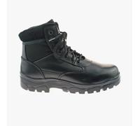 Grafters SHERMAN Unisex Leather Work Boots Black