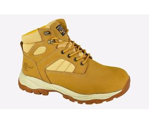 Grafters Sting Safety Leather Mens - Beige - Size UK 9.5