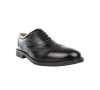Grafters The Original Mens Brogue Leather Shoes Black 8 UK