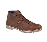 Grafters Unisex Adult Heritage Waxy Leather Monkey Boots Brown 11 UK