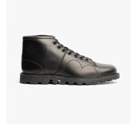 Grafters Unisex Original Leather Monkey Boots Black