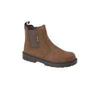 Grafters Waxy Leather Safety Boots Toe Cap Mesh Lined Water Resistant M9568B