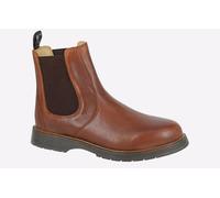 Grafters Weston Chelsea Boots Mens - Tan - Size UK 12