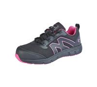 Grafters Womens/ladies Safety Trainers Black/hot Pink (4 Uk)