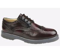 Grafters Men's Brogue Shoes Burgundy Size 10