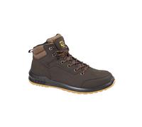 Grafters Work Safety Ankle Boots Laces Steel Toe Cap Black Sizes EU 36 - 47 13