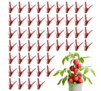 Grafting Clips Tomatoes - Greenhouse Plant Stem Clamp, Reusable Vegetable Hook Clip, Practical Flat Mouth Fixer, Secure Seedling Connector Tool | Professional Support Fasteners For Watermelon Cultivat