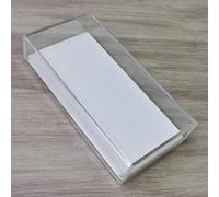 Grafting False Eyelash Acrylic Extension Pallet Organizer, Eyelash Extension Glue Tweezers Plate Makeup Palette, Dustproof Storage Box Display Training Tools Salon (Transparent)