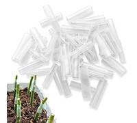 Grafting Tubes - 50 Pieces Silicone 70g Repair Budding Tool | Plant Joining Sleeves for Garden Nursery Greenhouse | for Orchard Tree Fruit Floral Vine Branch Stem Support Use