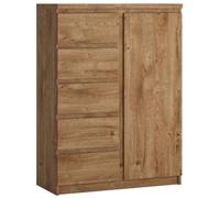 Grafton Oak Effect 1 Door 5 Drawer Cabinet