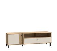 Grafton TV Unit in Cream and Oak