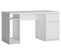 Grafton White Double Pedestal Desk