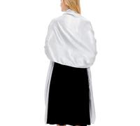 Gragengs Shawls and Wraps for Women Evening Dresses Satin Scarf Extra Long Wedding Bridal Party Bright Stole