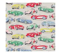 Graham & Brown Cath Kidston Vintage Cars Multicoloured Kids Wallpaper | Paste the Wall Application | Multi Floral | Eco-Friendly