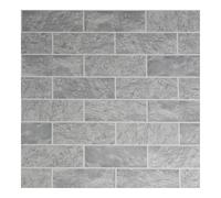 Graham & Brown Contour Grey Tiled Wallpaper, Full 10M Roll
