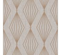 Boutique Marquise Geo Smokey Quartz Wallpaper | Paste The Wall | Grey Geometric | Eco-Friendly