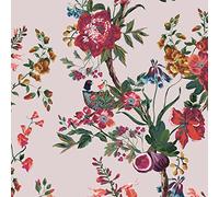 Graham & Brown Joules Forest Chinoiserie Antique Cream Wallpaper | Easy Paste The Wall Application | Cream Floral Design | Eco Friendly