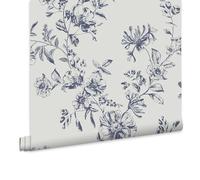 Graham & Brown Joules Honey Floral Cream Wallpaper | Easy Paste The Wall Application | Cream Floral Design | Eco Friendly
