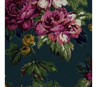 Joules Invite Floral Peacock Wallpaper - 10m x 52cm