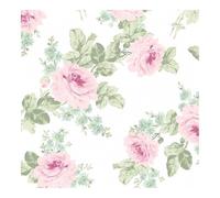 Graham & Brown Shabby Chic by Rachel Ashwell Royal Bouquet Pink Floral Wallpaper | Paste The Wall | Pink Floral | Eco-Friendly