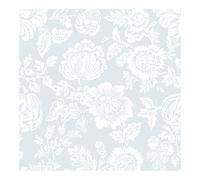 Graham & Brown Shabby Chic by Rachel Ashwell Stipple Blue Floral Wallpaper | Paste The Wall | Blue Floral | Eco-Friendly