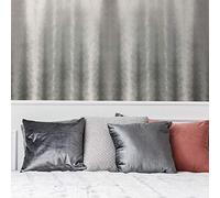 Graham & Brown Sublime Silver FurTextured Wallpaper | Paste The Wall Application | Silver Texture | 10M Roll