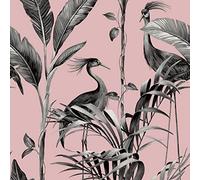 Graham & Brown Wallpaper 9507 Azzurra Leaf Blush Full Roll