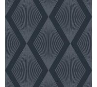 Graham & Brown Wallpaper, Non Woven, Navy, 20.5" x 396"