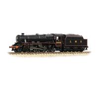 Graham Farish 372-135B LMS 5MT Black 5 with Riveted Tender 5004 LMS Lined Black N Gauge