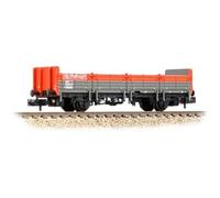 Graham Farish 373-626E BR OBA Open Wagon Low Ends BR Railfreight Red and Grey 110548 Era 7 N Gauge