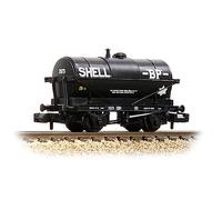 Graham Farish 373-660 14T Tank Wagon Shell/BP Black 3973 N Gauge