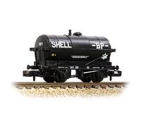 Graham Farish 373-660A 14T Tank Wagon Shell/BP Black 3977 N Gauge