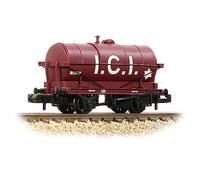 Graham Farish 373-682A 14T Tank Wagon ICI Maroon 309 N Gauge