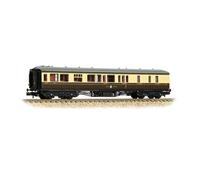 Graham Farish 374-511B GWR Hawksworth Brake Third Corridor GWR Chocolate and Cream N Gauge