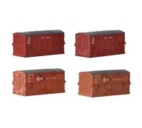 Graham Farish 379-393 Type BD Containers BR Bauxite (Pk2) and Type BD Containers BR Crimson (Pk2) 009 Gauge