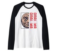 Graham Graham Graham Bold Red Text Series Raglan Baseball Tee
