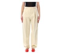 Graham Pant- female- SOEUR- Wide Trousers- Beige- M- Trousers M