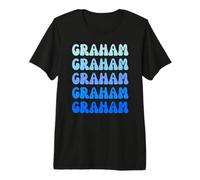 Graham Retro Name Stack Design Premium T-Shirt