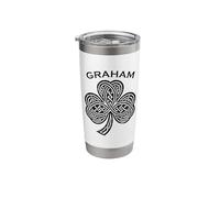 Graham St Patricks Day Ireland Shamrock Irish St Pats Stainless Steel Insulated Tumbler