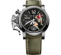 Graham Watch Chronofighter Vintage Nose Art Anna Limited Edition - Black GR-763