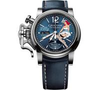 Graham Watch Chronofighter Vintage Nose Art Lilly Limited Edition - Blue GR-765