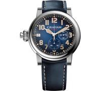 Graham Watch Fortress Monopusher Limited Edition - Blue GR-859