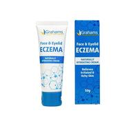 Grahams Natural Face & Eyelid Eczema Cream - Face Cream for Eczema, Dermatitis & Itch Relief - with Colloidal Oatmeal for Dry Skin, Redness & Inflammation | Hypoallergenic & Steroid-Free (50g)