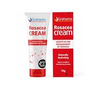 Grahams Natural Rosacea Moisturizer for Face Redness - Clinically Proven Anti Redness Face Cream For Sensitive Skin - Natural Ingredients, Hypoallergenic, Steroid-Free (2.64 fl oz)